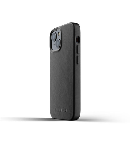 Mujjo Full Leather Case for iPhone 13 mini, Black