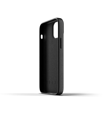 Mujjo Full Leather Case for iPhone 13 mini, Black
