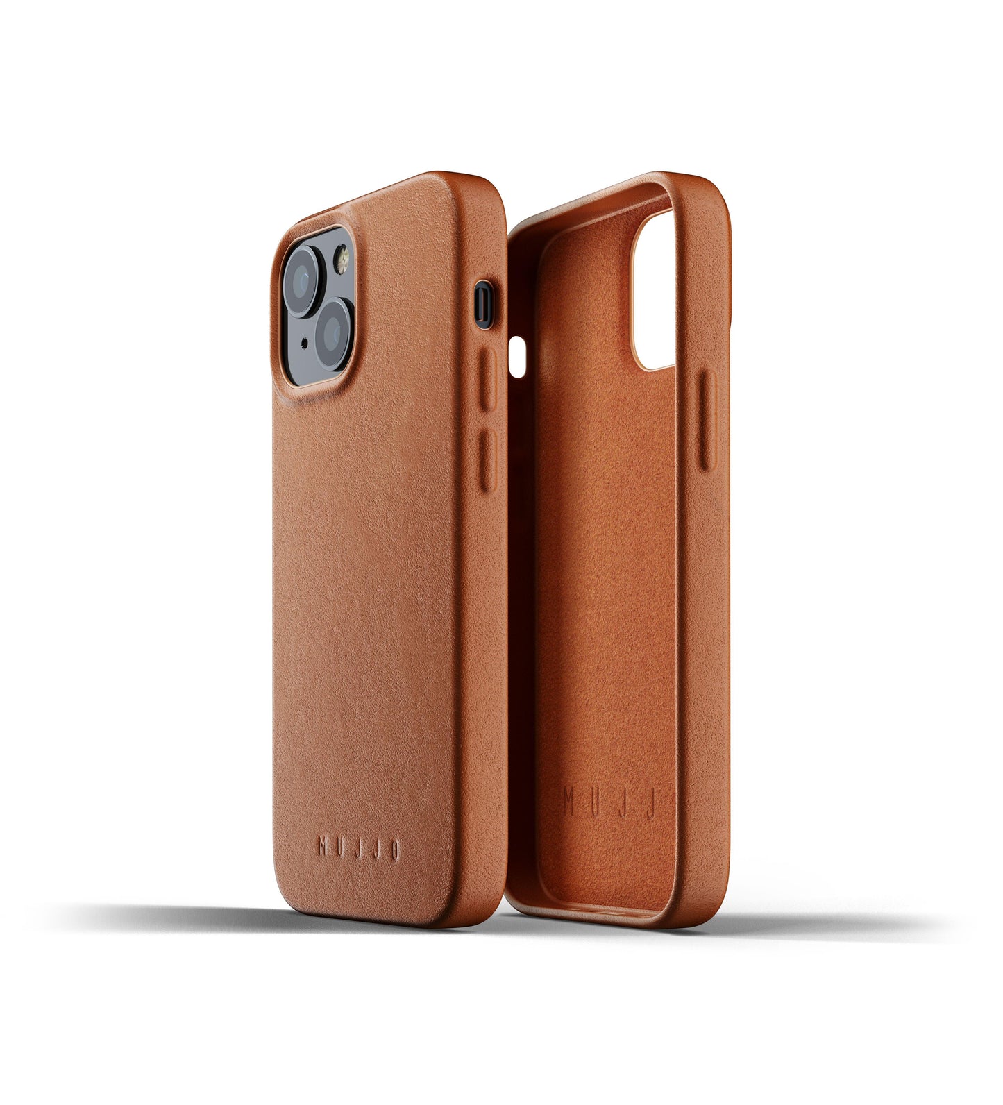 Mujjo Full Leather Case for iPhone 13 mini, Tan