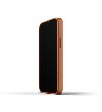 Mujjo Full Leather Case for iPhone 13 mini, Tan