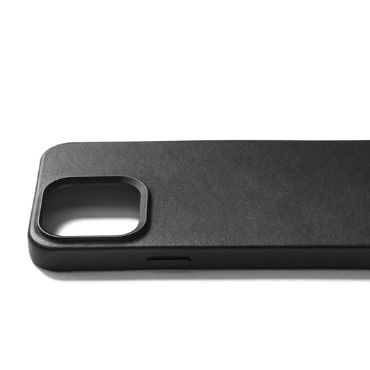 Mujjo Full Leather Case for iPhone 15 Pro Max, Black