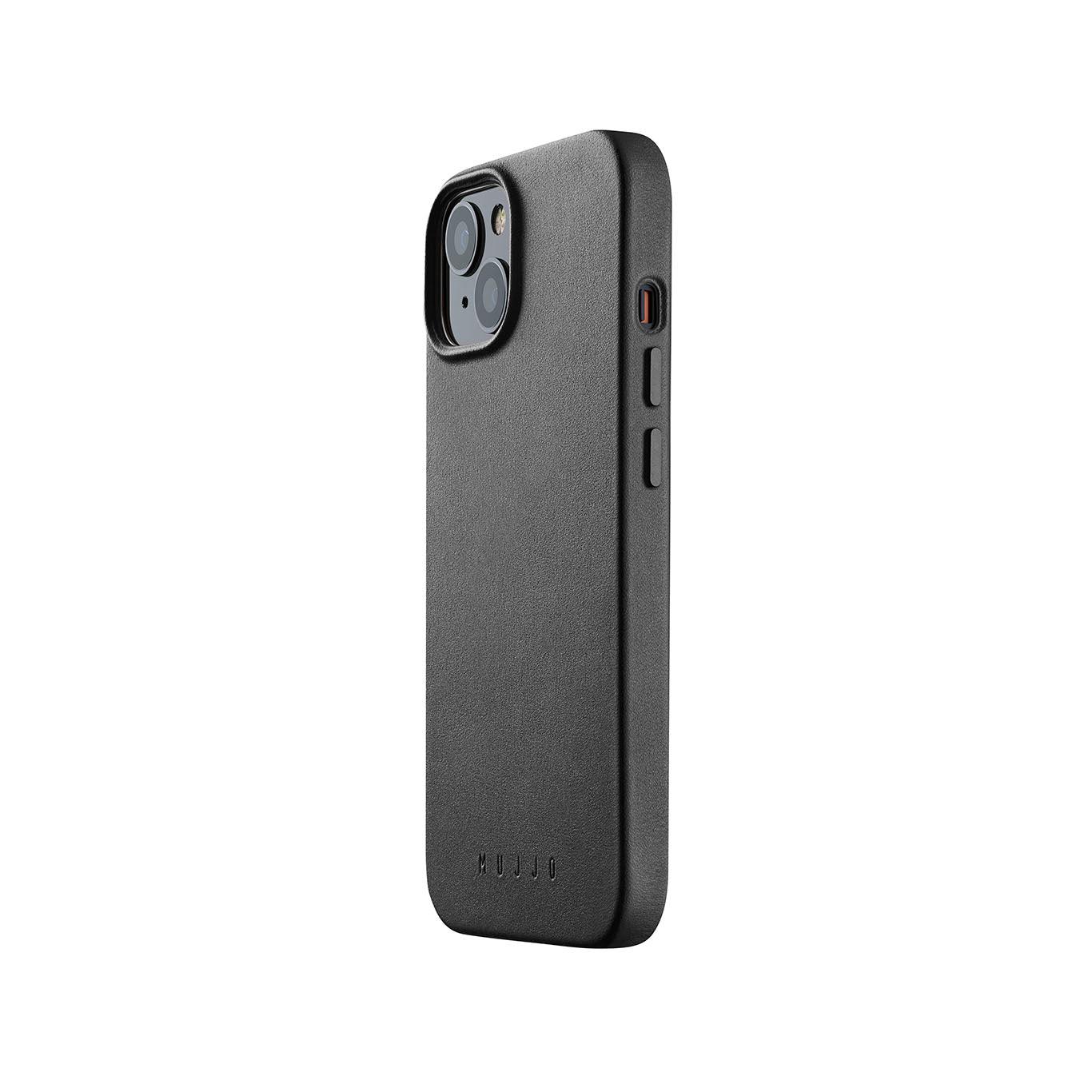 Mujjo Full Leather Case for iPhone 14, Tan