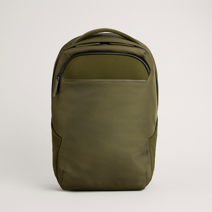 Troubadour Neo Backpack in bronzed olive, front view