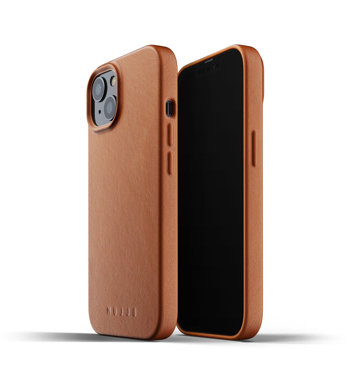 Mujjo Full Leather Case for iPhone 13, Tan