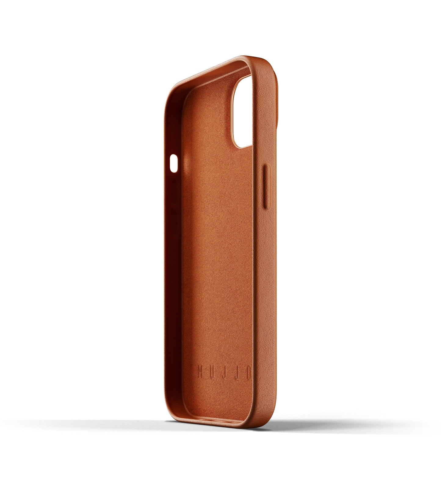 Mujjo Full Leather Case for iPhone 13, Tan