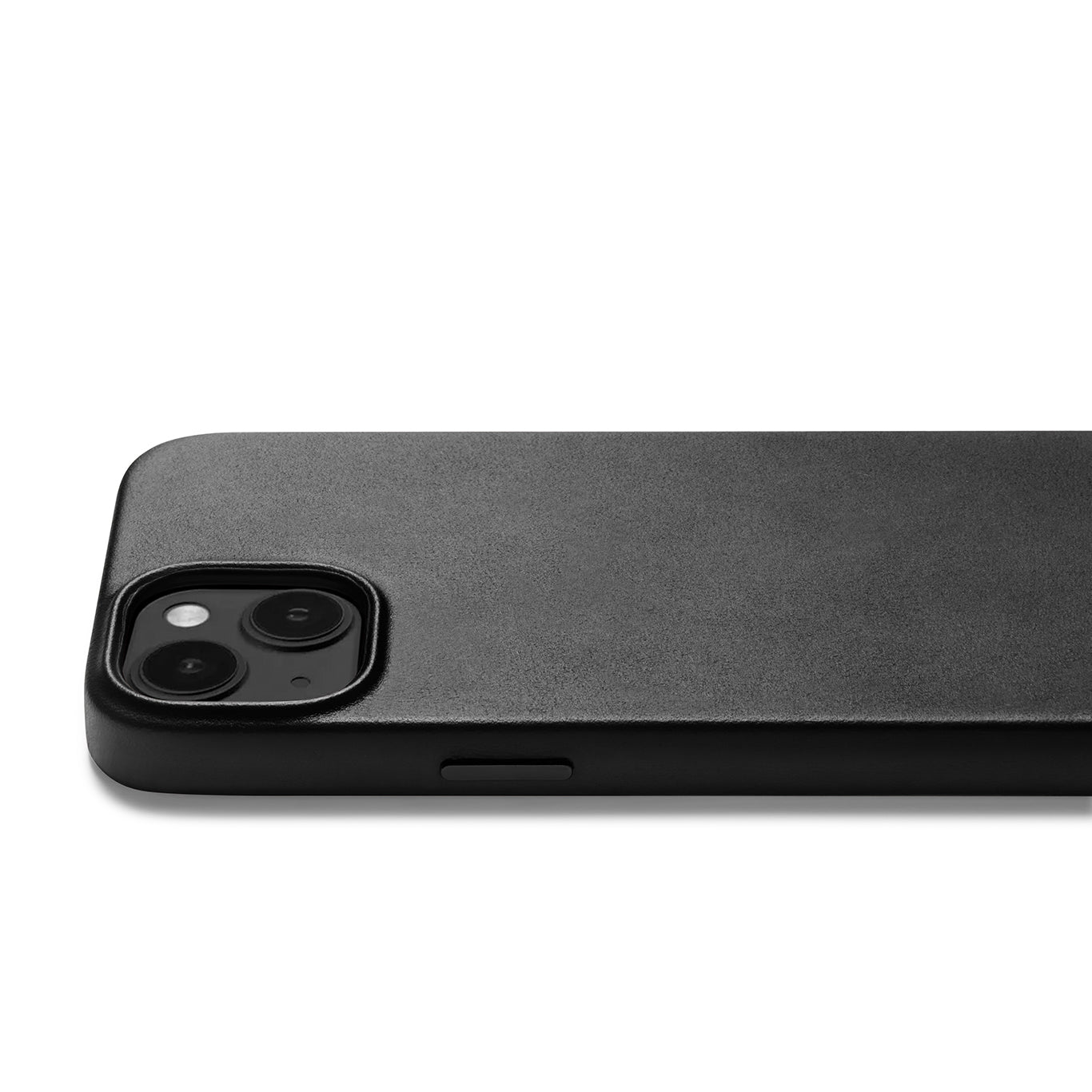 Mujjo Full Leather Case for iPhone 14, Black