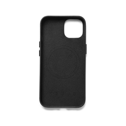 Mujjo Full Leather Case for iPhone 14, Black
