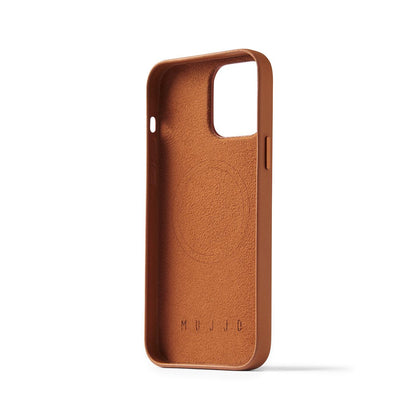Mujjo Full Leather Wallet Case for iPhone 14 Pro Max, Tan