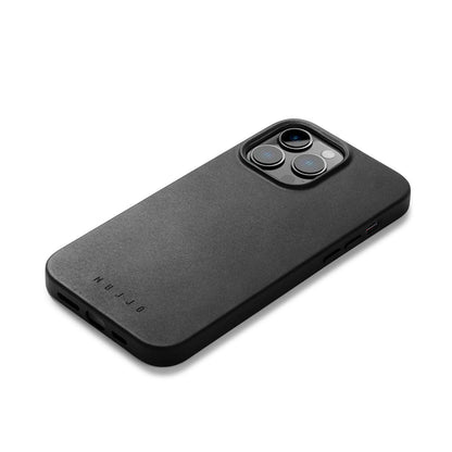 Mujjo Full Leather Case for iPhone 14 Pro Max, Black