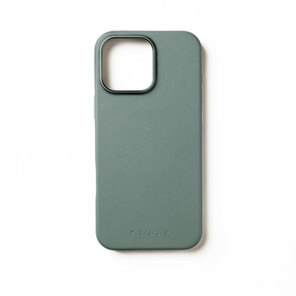 Full Leather Case for iPhone 16 Pro Max, Green Smoke