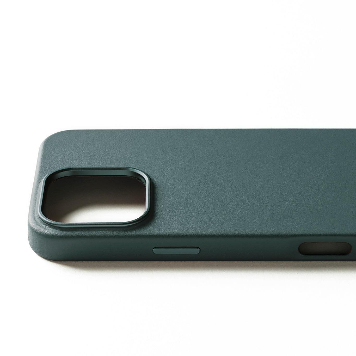 Full Leather Case for iPhone 16 Pro Max, Livid Green