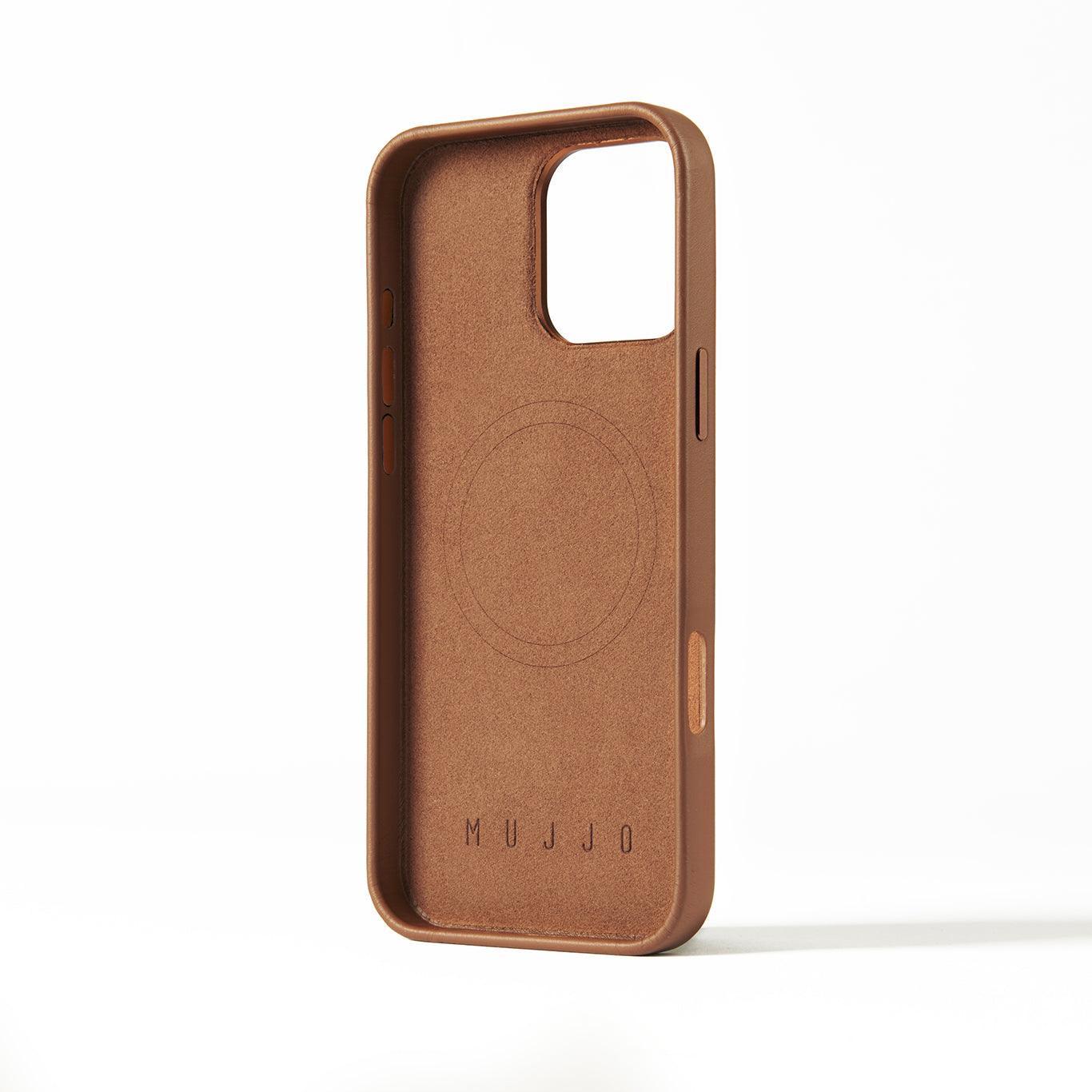 Full Leather Case for iPhone 16 Pro Max, Tan