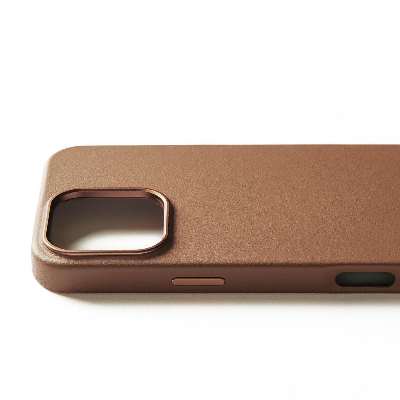 Full Leather Case for iPhone 16 Pro Max, Tan